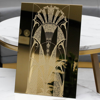 1500 mm goldene Farbe dekoratives Edelstahlblech für Aufzugskabinen