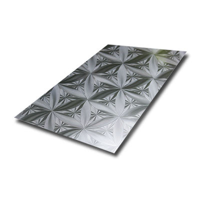 304 prägeartige Edelstahlblech-Metallwand-Dekorations-Platte