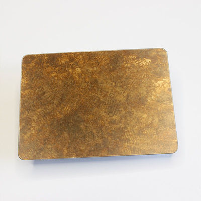 Stärke-Spulen-Platte des antiker dekorativer Edelstahlblech-Bronzehaarstrichgoldene 4mm