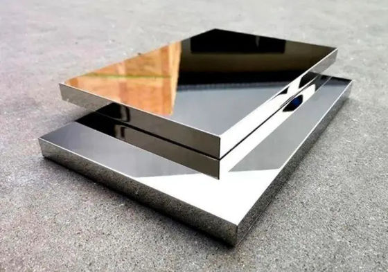 Spiegel-Aluminiumbienenwaben-Platten-0.4-1.0mm solider Beweis im Freien