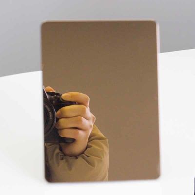 Edelstahlblech-Rose Golds PVD des Spiegel-8K Farbe beschichtete dekoratives