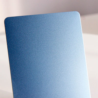 Der Himmel-Blau-Farbe0.8mm starkes Ende Edelstahl 4x8 Sandbleasting-Blatt-AFP