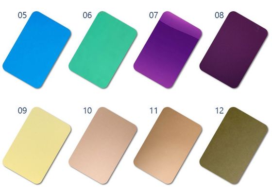 Farbüberzogene Edelstahl-Blechtafel 316 304 Wand-Goldspiegel 4x8 PVD 8K 3D