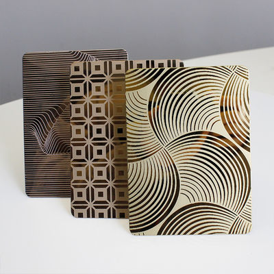 Plattenspiegel des Edelstahls sus304 ätzte dekorative Blechtafeln