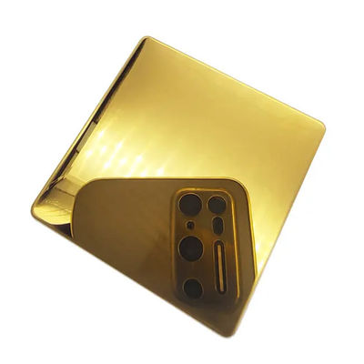 201 das 321 Spiegel-Edelstahlblech-Titan-goldene Farbe beschichteten 3.0mm Stärke
