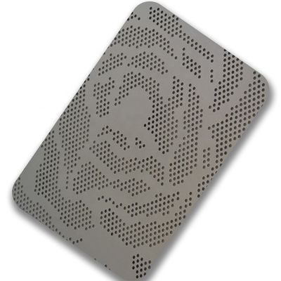 AiSi kerbte perforierten Blech-Wand-Dekor 1,5 Millimeter-Edelstahlblech