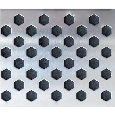 Hexagonale perforierte Edelstahlplatte 2 mm 3 mm Dicke