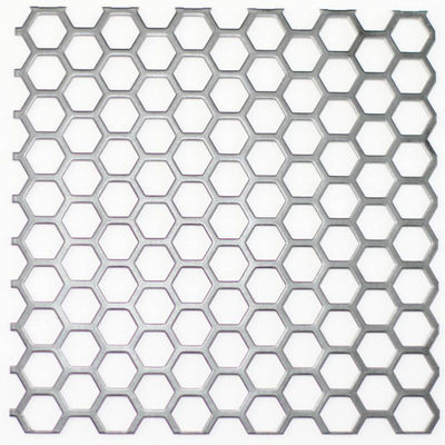Hexagonale perforierte Edelstahlplatte 2 mm 3 mm Dicke