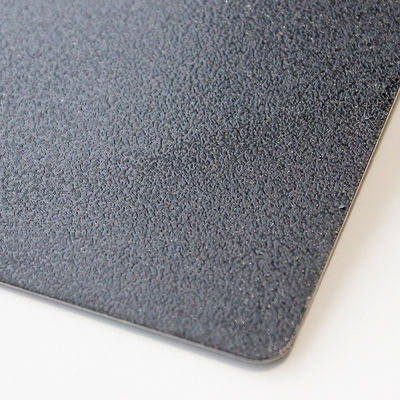 304 4Ft x 8Ft 2B Prägung Finish Steinmuster Textur Edelstahlplatte In 1MM Dicke schwarze Metallplatte Textur