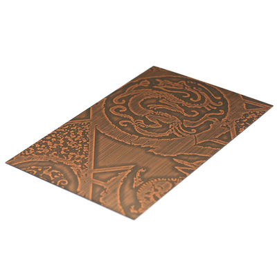 201 304 der Edelstahl-dekorative Platten-0,3 - 3,0 Millimeter Stärke-