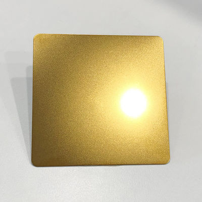 0.5mm sprengte dekorative Edelstahlblech-Goldfarbperle JIS-Standard