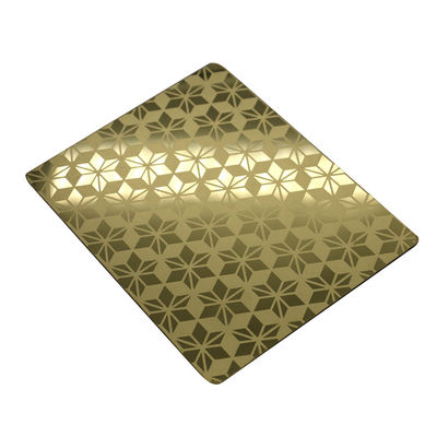 ASTM 201 304 dekorativer geätztes Blatt der Edelstahl-Platten-4x8 Edelstahl
