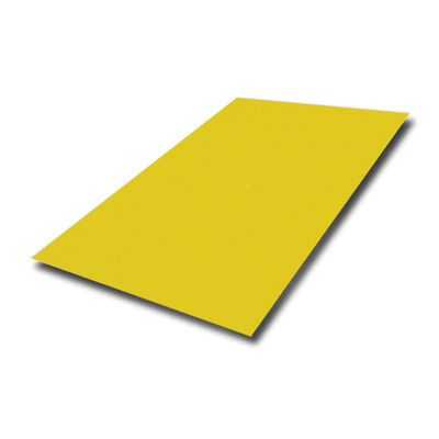 PVD-Beschichtungs-Spiegel-Goldfarbdekoratives Edelstahlblech 304 201 316l 0.3mm