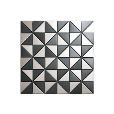 Mosaik-deckt dekorative Edelstahl-Wand der Küchen-3D Backsplash AISI 1219X2438mm mit Ziegeln