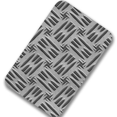 AiSi-Edelstahl-Quadrat-Platte stempelte 1,5 Millimeter-Edelstahlblech