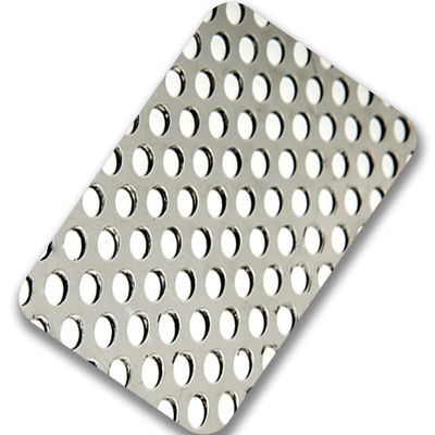 JIS-Edelstahl-Durchschlags-Platte 1.2mm 0,5 Millimeter-Edelstahlblech mit runden Löchern