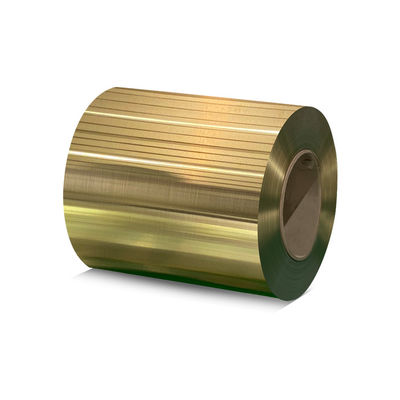 Guter Preis 304 umwickeln 0.28mm starke PVD-Goldhaarstrichendfarbe SS Online