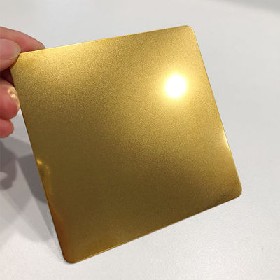 Guter Preis 0.5mm sprengte dekorative Edelstahlblech-Goldfarbperle JIS-Standard Online
