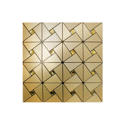 Guter Preis Kundenspezifische Edelstahl-Mosaik-Fliese des Muster-201 0.3mm für Backsplash Online