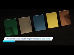 201 304 316 dekoratives Edelstahlblech Spiegels des Farbe 8k für Großhandel