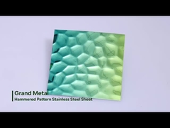 Spiegel 8K stempelte Wasser-Kräuselungs-Edelstahl-Decken-Platte des Edelstahlblech-0.5mm