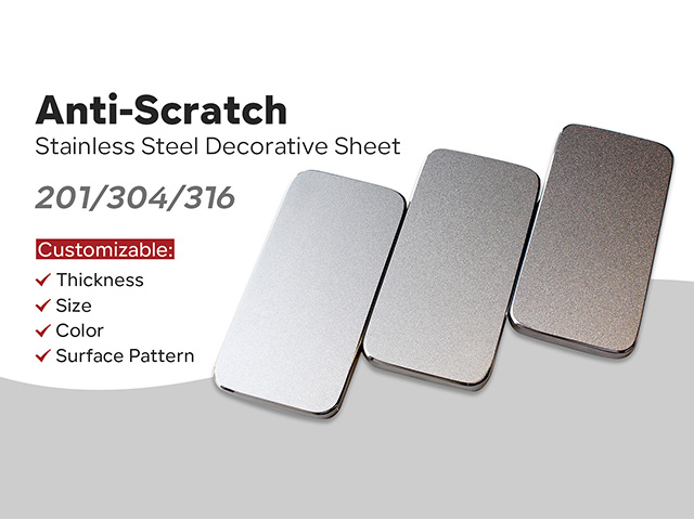 Firmenvideos Ungefähr Anti-scratch Stainless steel Sheet 304 316 Bead Blasted stainless steel decorative sheet
