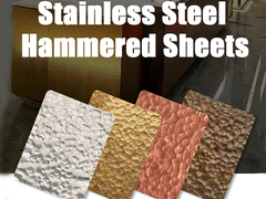 Anpassung von handgehämmertem Edelstahl 304 316 Textur Metallblech